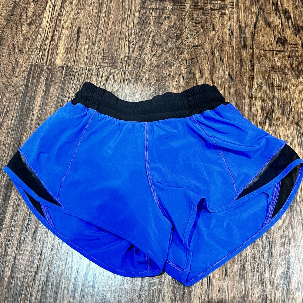 Lululemon Running Shorts 2” Blue Black